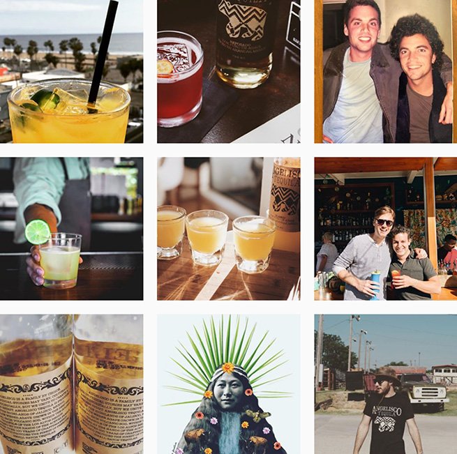 Angelisco Tequila Instagram feed