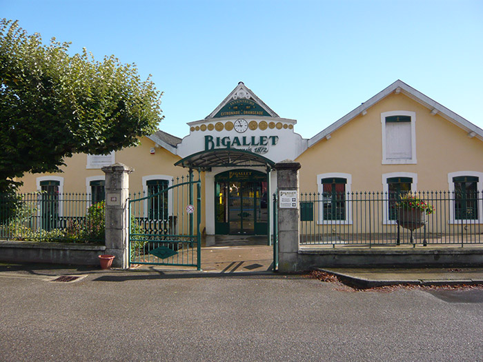 Bigallet modern distillery in Virieu