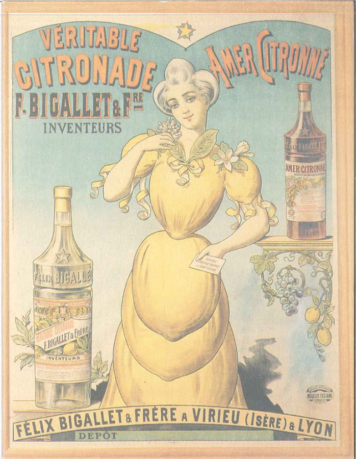 Bigallet historic advertising poster