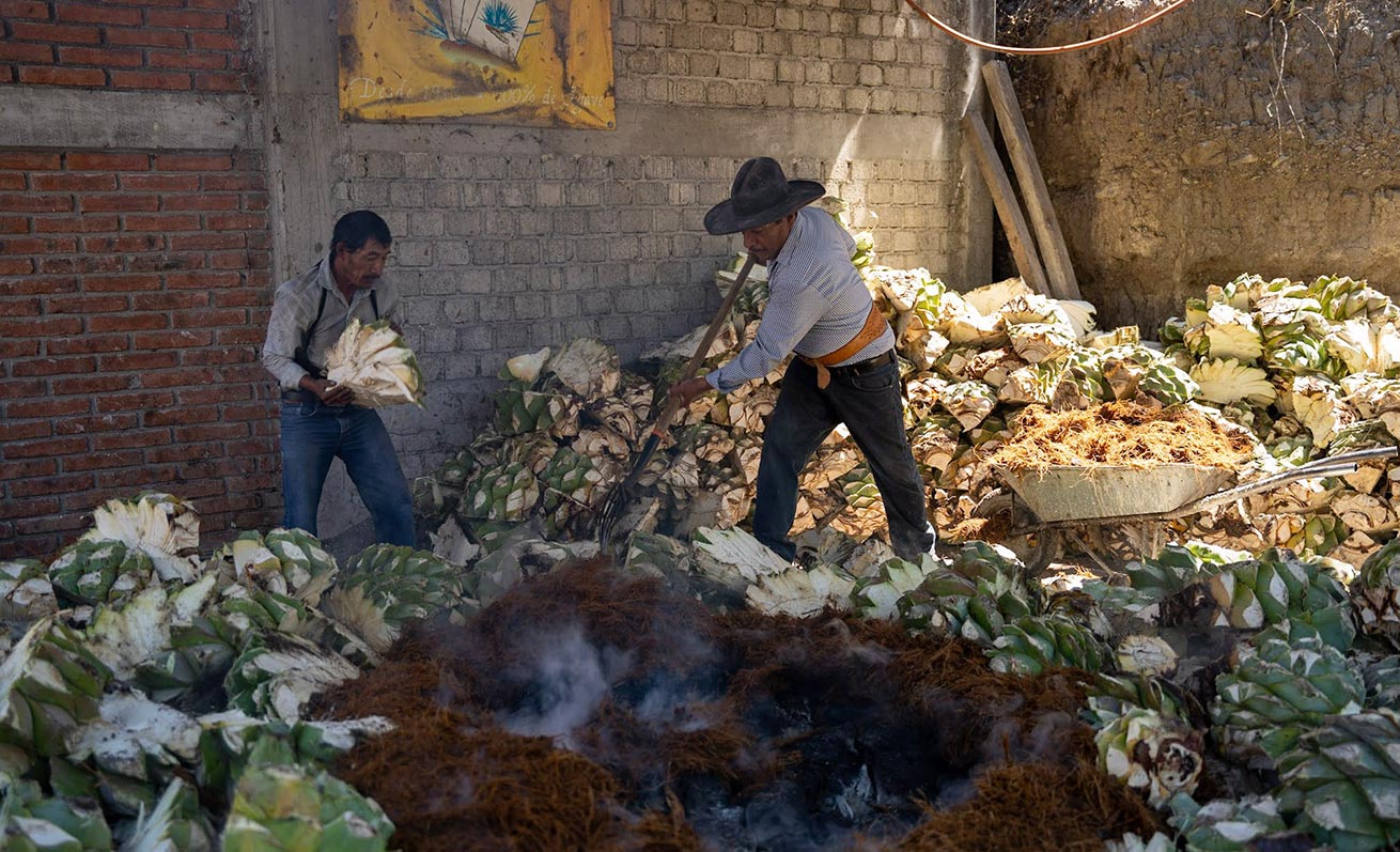 The work of making mezcal is difficult and generations of tradition go into each batch