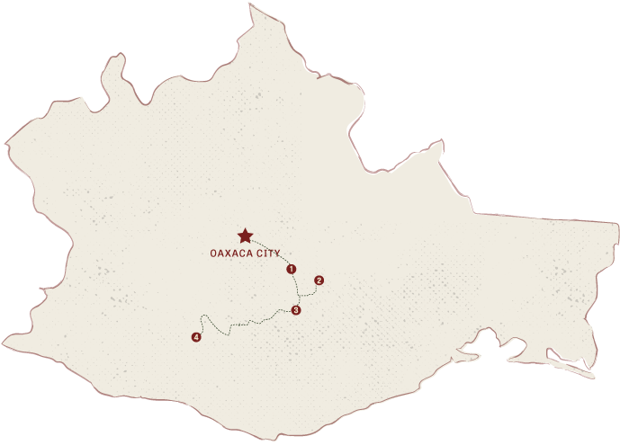 Agave de Cortes Locations Map