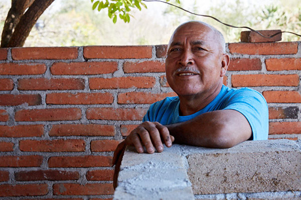 Don Pablo Vasquez at his distillery.