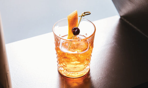 Espellete Old Fashioned Cocktail Recipe Featuring Rum Bar Gold, Giffard Piment D'espelette