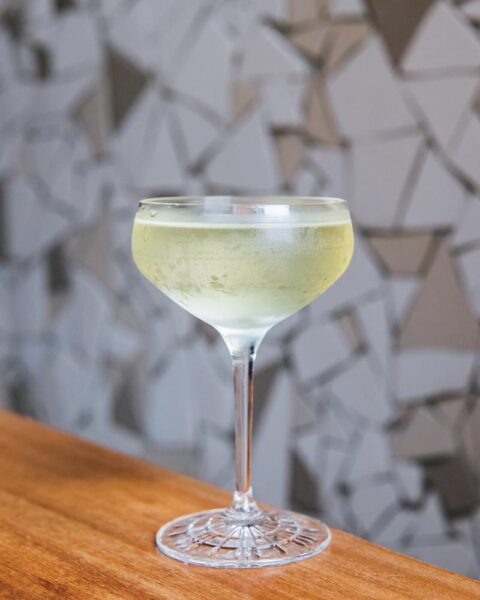 Sotol Thyme Cocktail Recipe Featuring Sotol Por Siempre, Dry Vermouth, Bigallet Thym Liqueur
